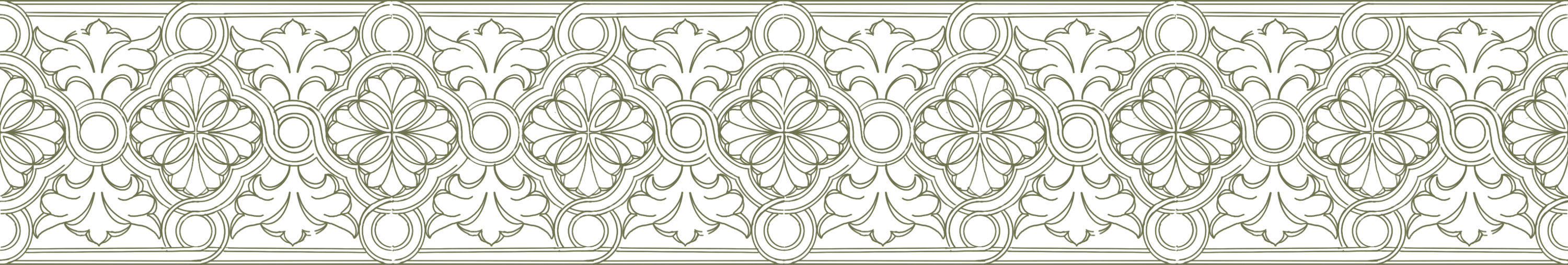Horizontal archive border pattern study