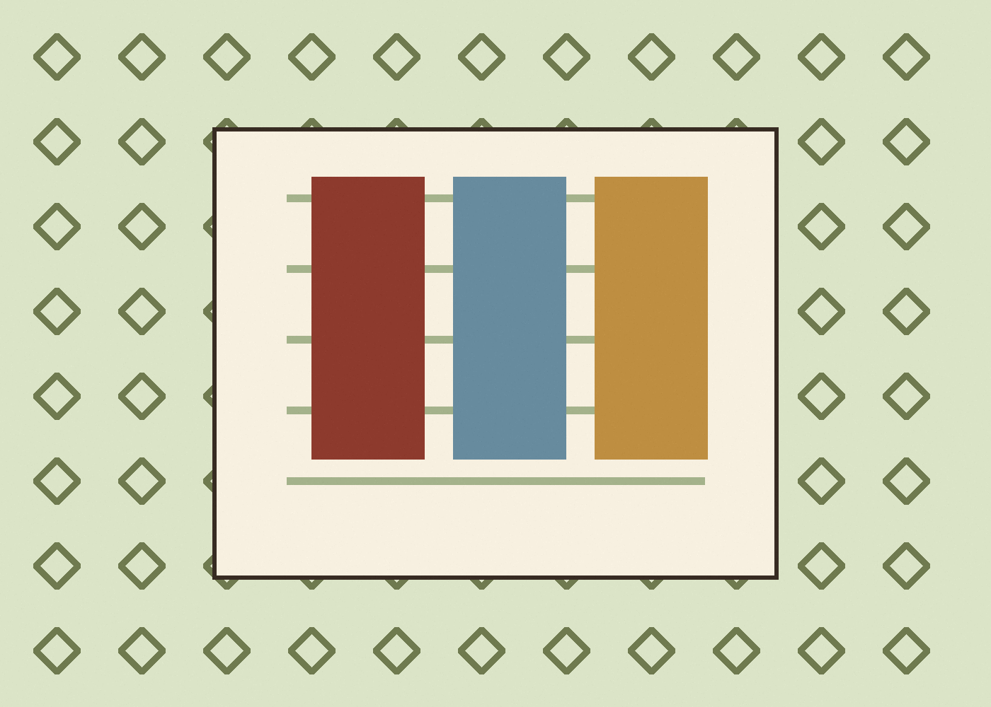 Studio Elwick archive board with colour and pattern references